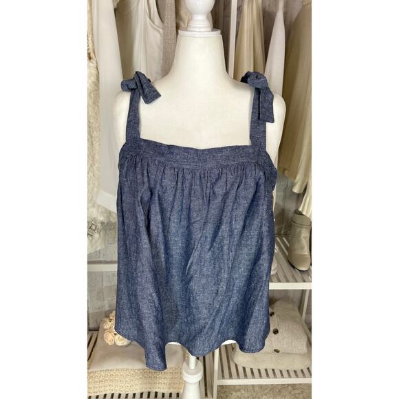 a.n.a. & Liz Claiborne Women's Size 2XL Set of 2 Summer Linen Blend Tanks #0448 - Picture 1 of 16